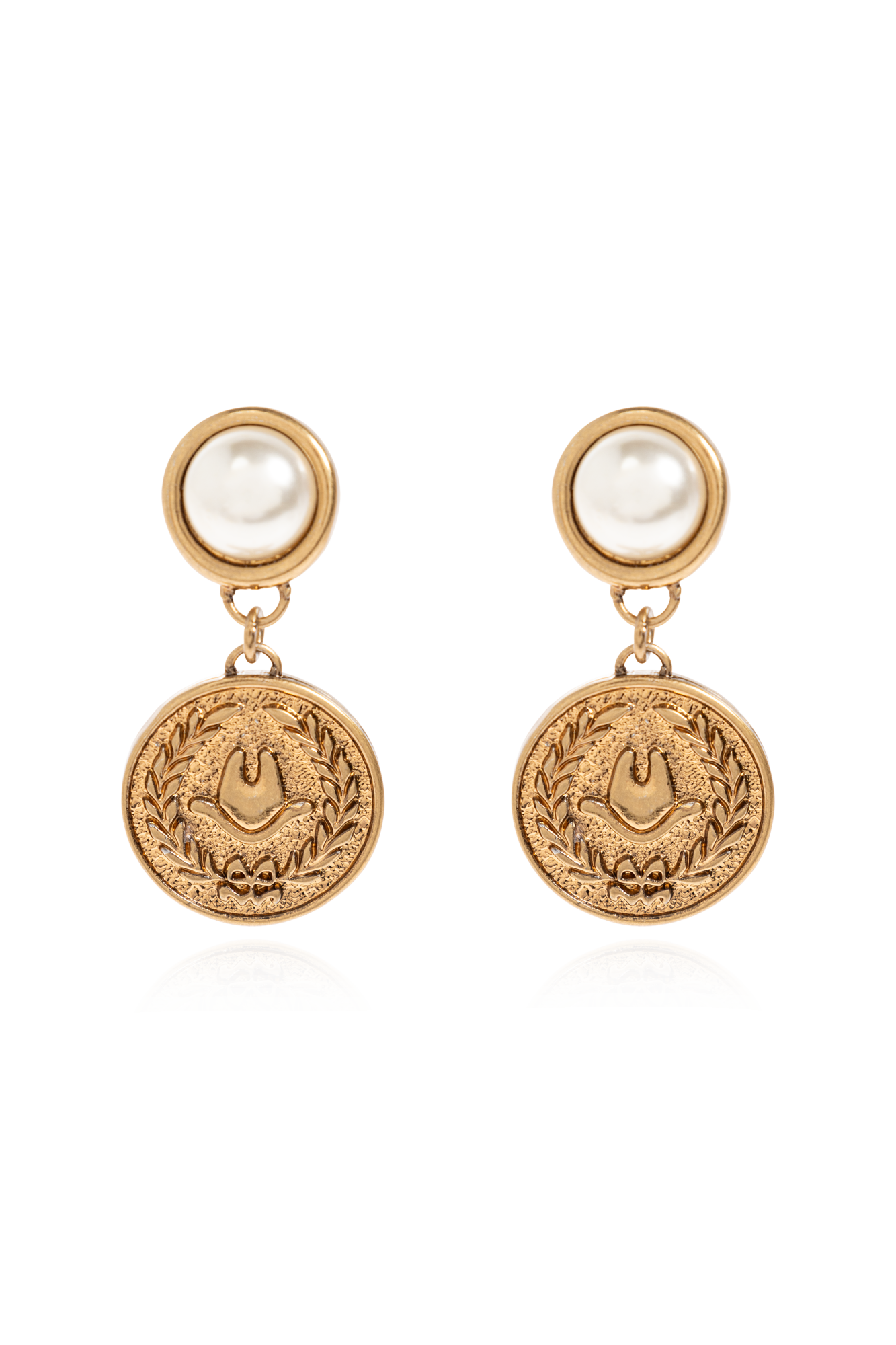 【MOSCHINO】エッグ・ペンダント・イヤリング Moschino Clip-on earrings with pendants | Women's Jewelery